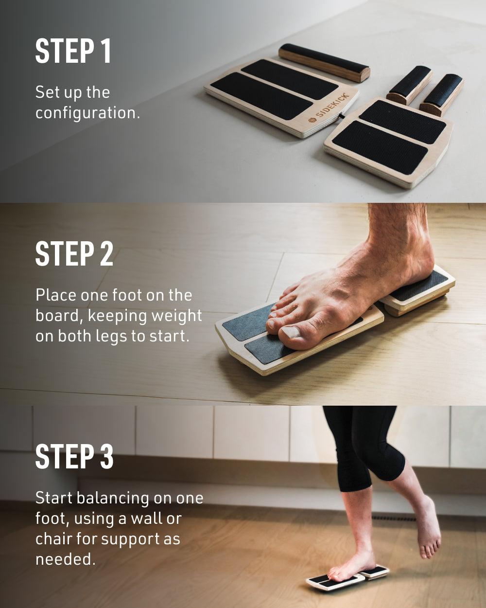 Balance Foot AxisBoard Single-Leg Balance Board | Sidekick