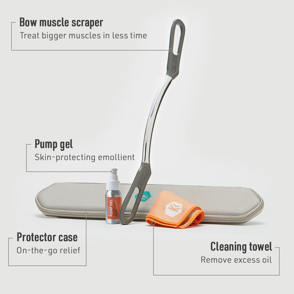 Bow Muscle Scraper for Sore Back and Hips | Sidekick
