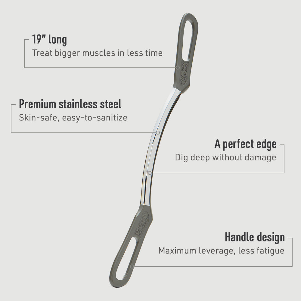 Bow Muscle Scraper for Sore Back and Hips | Sidekick